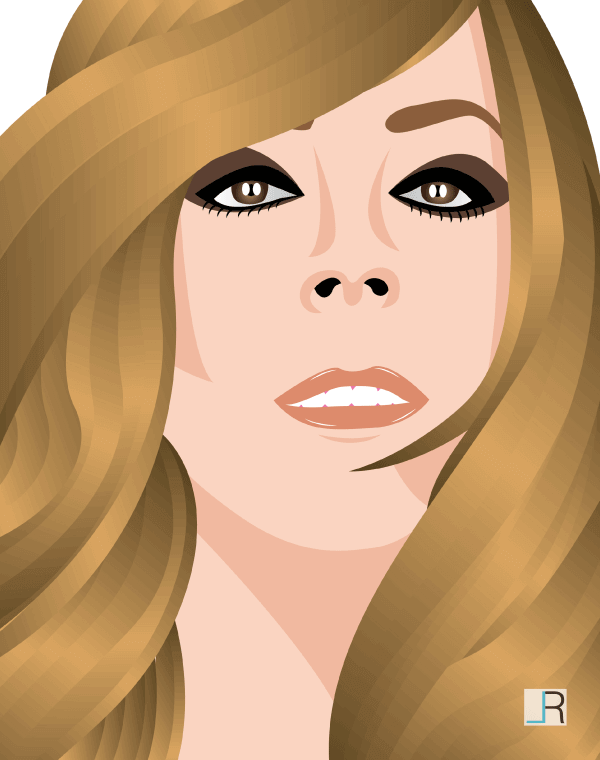 Mariah Carey Vector Illustration